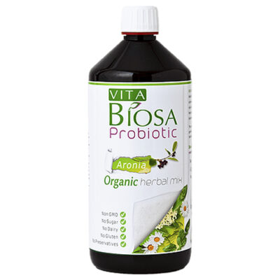 Vita Biosa Probiotic Organic Herbal Mix 1000ml - Aronia - SKU VBA1000