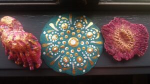 Mandala shell art